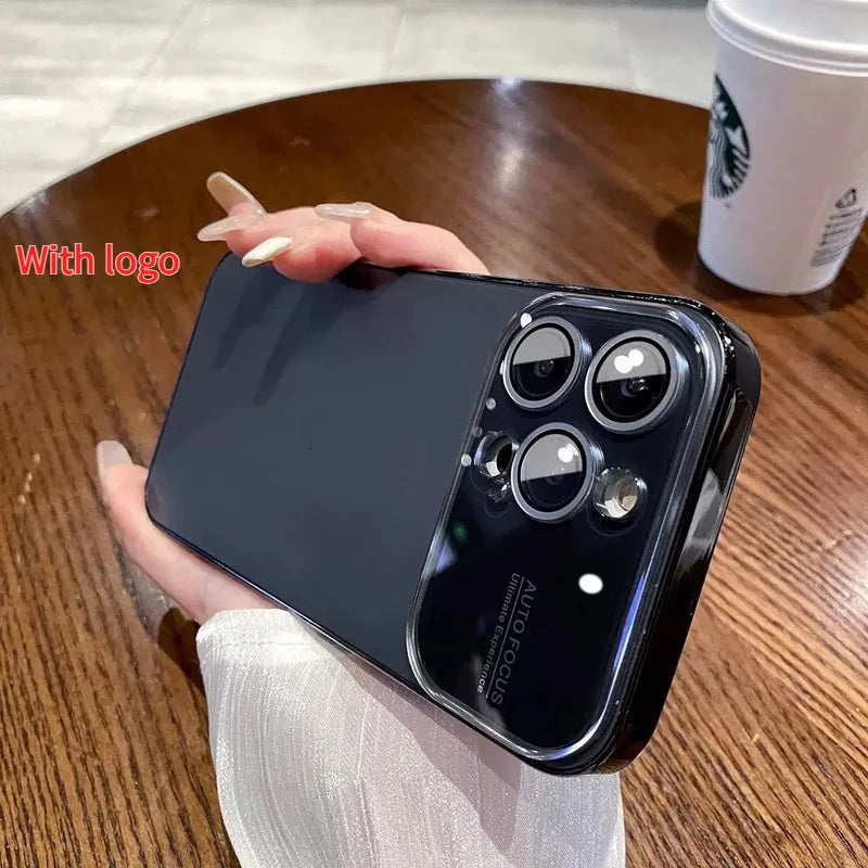 Electroplated Glass Window Case for iPhone 12–16 Series - ZILVUS