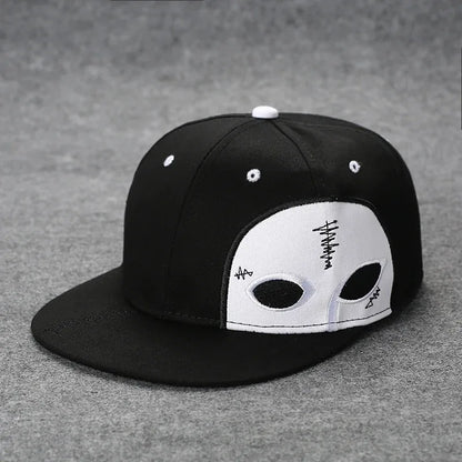 Flat Brim Baseball Cap – Adjustable Street Style Hat