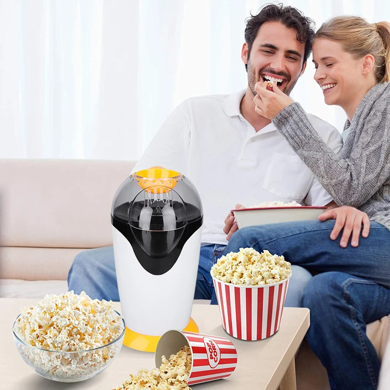 Mini Popcorn Machine Automatic Popcorn Maker - ZILVUS