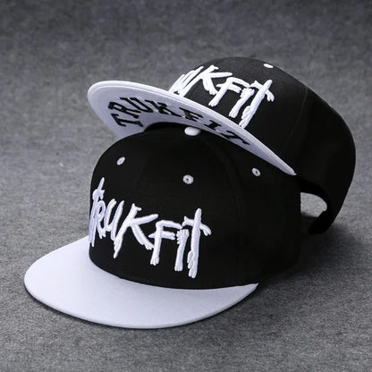 Flat Brim Baseball Cap – Adjustable Street Style Hat