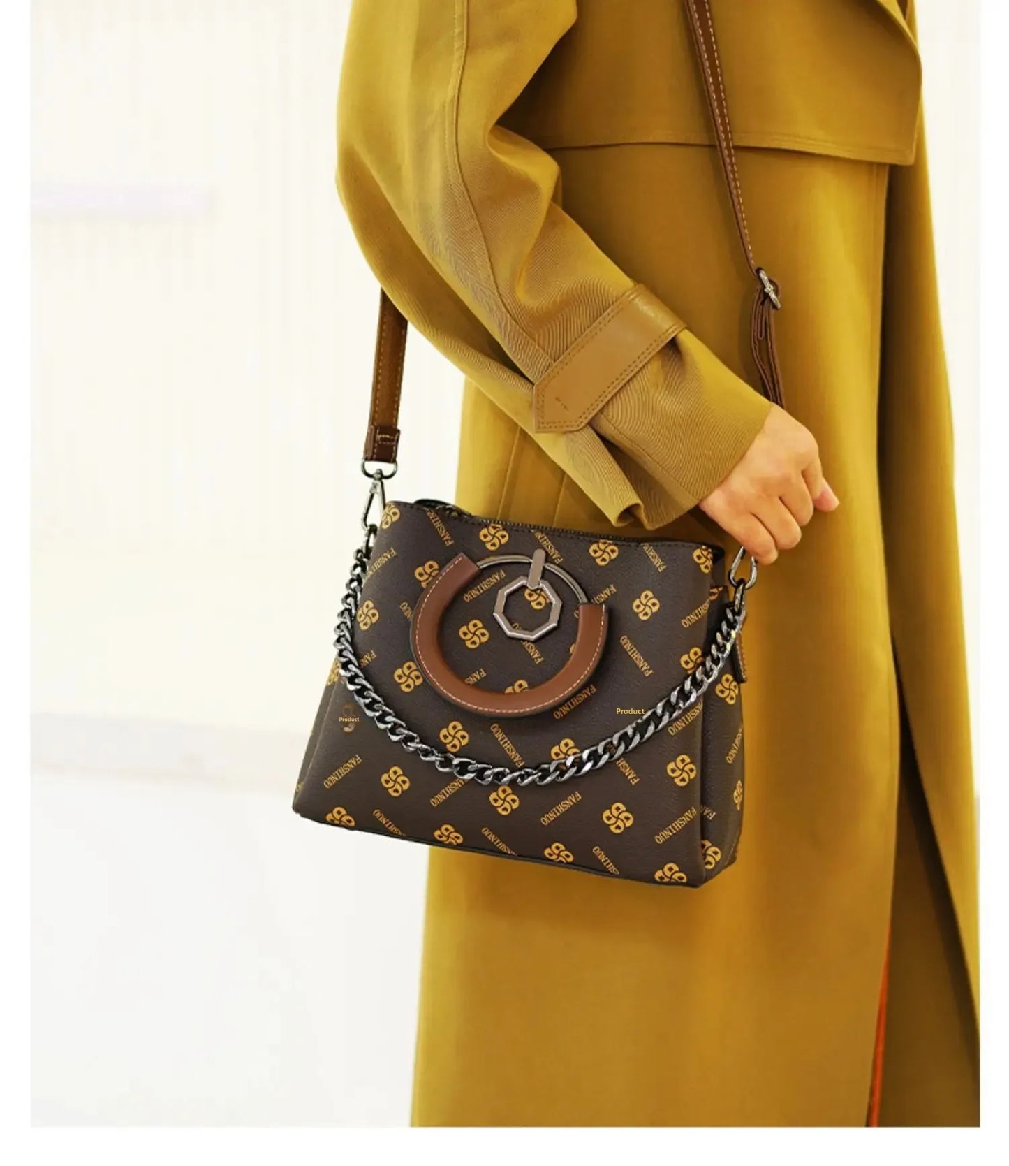 Minimalist PVC Box Shoulder Bag – Large Capacity Soft Crossbody Handbag - ZILVUS