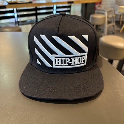 Flat Brim Baseball Cap – Adjustable Street Style Hat