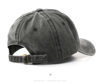 Retro brooklyn Letter Embroidery Baseball Caps Spring Summer Men Women Cotton Adjustable Casual Hat Hip Hop Streetwear Sun Hats - ZILVUS