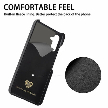Luxury Litchi Grain Leather Case For Samsung Galaxy S-23 & 24 Series Slim Phone Back Cover - ZILVUS
