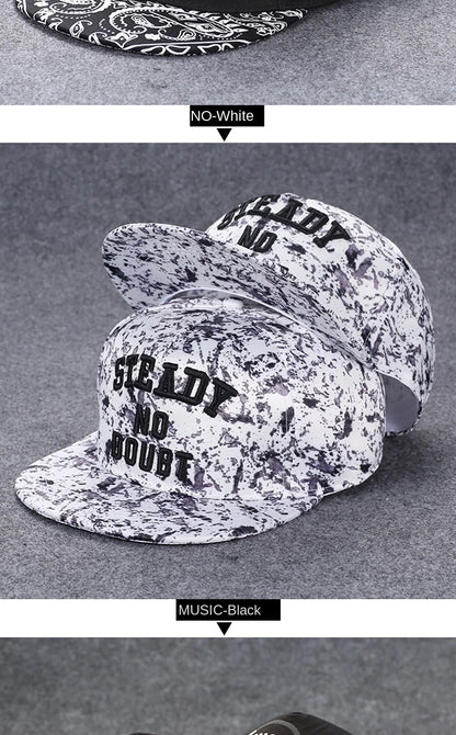Flat Brim Baseball Cap – Adjustable Street Style Hat - ZILVUS