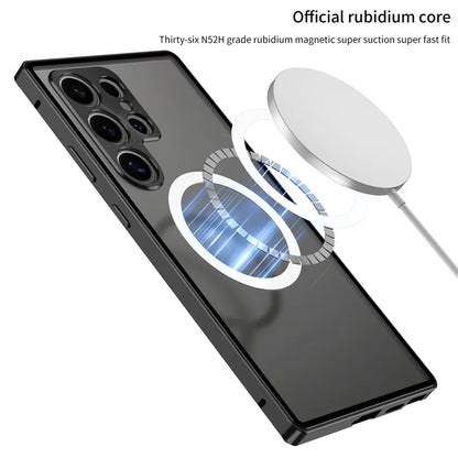 Magnetic Metal Alloy Case for Samsung Galaxy S24 & S25 Series - ZILVUS