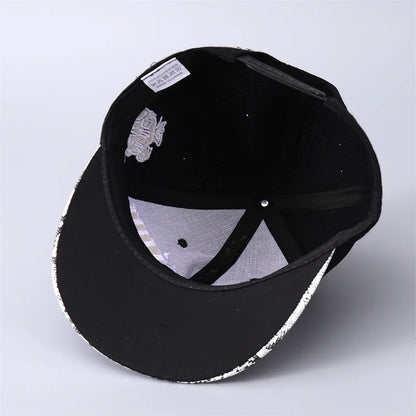 Compton Hip-Hop Flat Brim Baseball Cap – Unisex Camouflage Streetwear Hat - ZILVUS