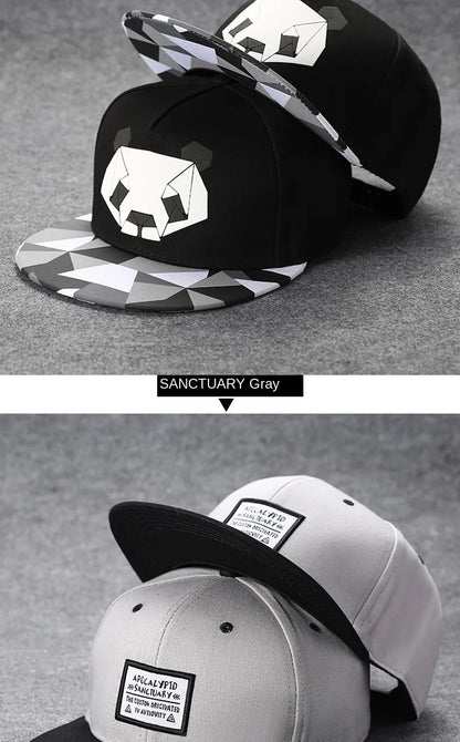 Flat Brim Baseball Cap – Adjustable Street Style Hat - ZILVUS