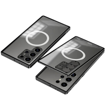 Magnetic Metal Alloy Case for Samsung Galaxy S24 & S25 Series - ZILVUS