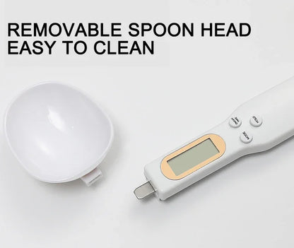 Digital Spoon Kitchen Scale 500g/0.1g Precise LCD Measuring Tool for Cooking & Baking - ZILVUS