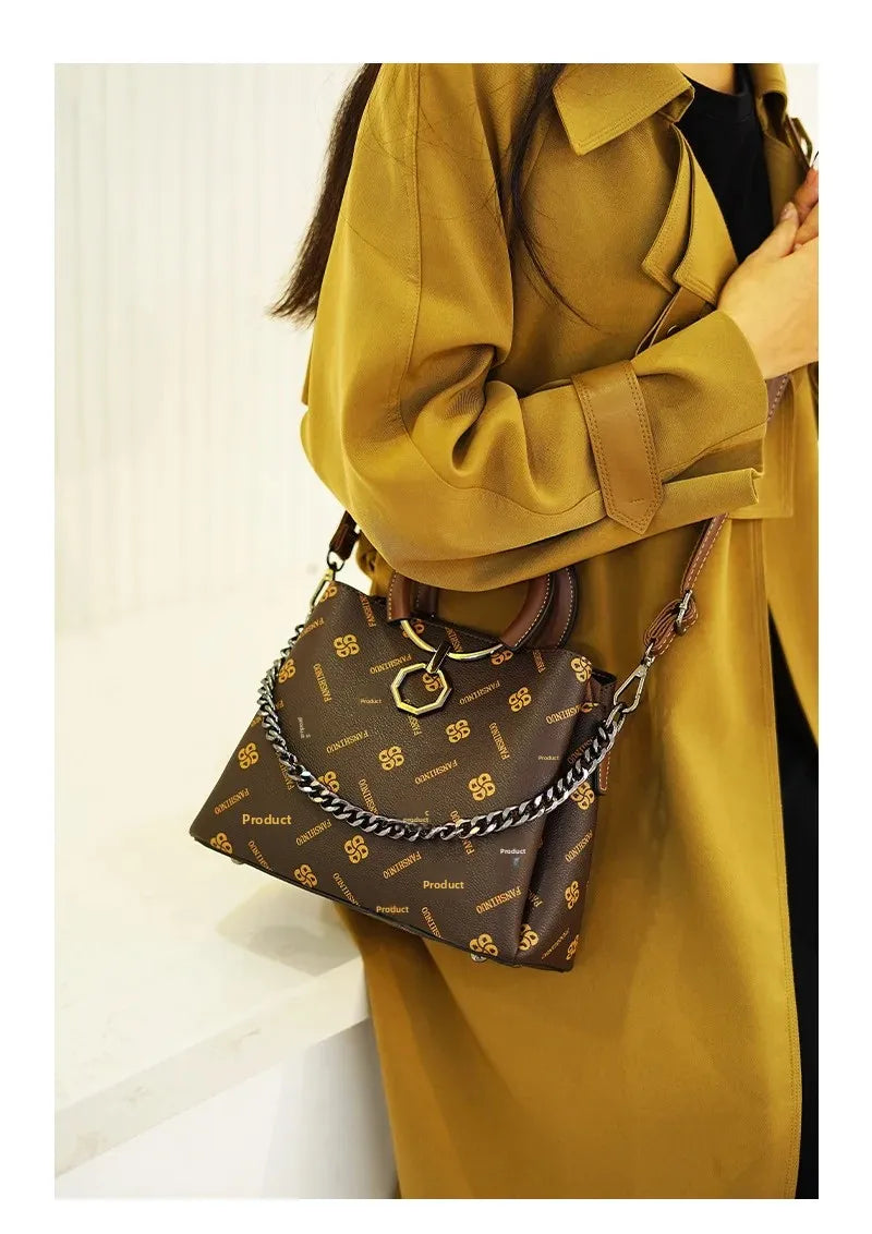 Minimalist PVC Box Shoulder Bag – Large Capacity Soft Crossbody Handbag - ZILVUS