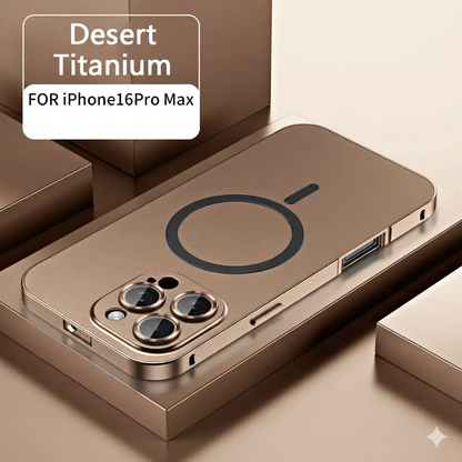 Luxury Metal Frame Magnetic Phone Case – Full Coverage for iPhone 13–16 Series - ZILVUS